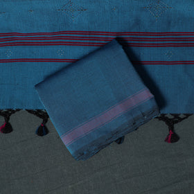 Handwoven Tangaliya Cotton 3pc Unstitched Dress Material Suit Set 09