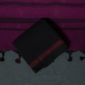 Handwoven Tangaliya Cotton 3pc Unstitched Dress Material Suit Set 11