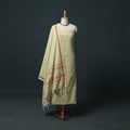 Handwoven Tangaliya Cotton 3pc Unstitched Dress Material Suit Set 13
