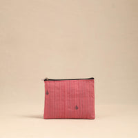 Pink - Handmade Cotton Utility Pouches (Set of 3) 01