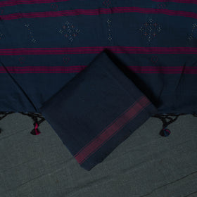 Handwoven Tangaliya Cotton 3pc Unstitched Dress Material Suit Set 15