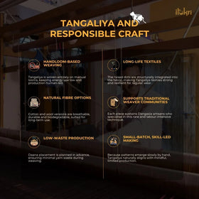 Handwoven Tangaliya Cotton 3pc Unstitched Dress Material Suit Set 11