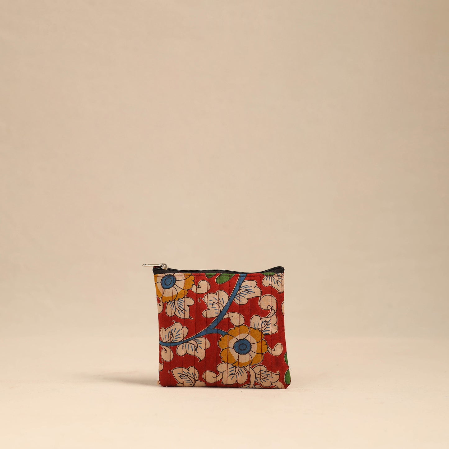 Red - Handmade Cotton Utility Pouches (Set of 3) 04