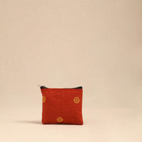 Orange - Handmade Cotton Utility Pouches (Set of 3) 07