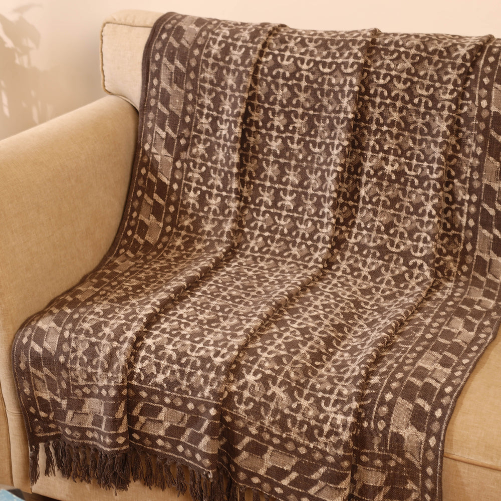 Handloom Jaipur Block Print Cotton Sofa Throw 01