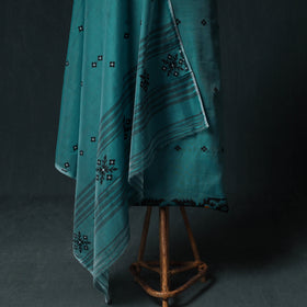 Phulia Jamdani Silk Cotton 2pc Unstitched Dress Material Kurta Set 17