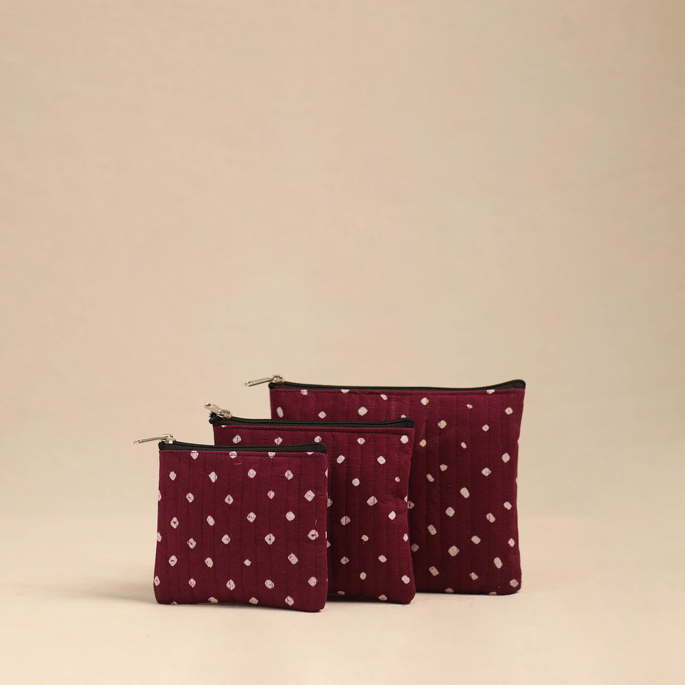 Handmade Cotton Utility Pouches (Set of 3) 12