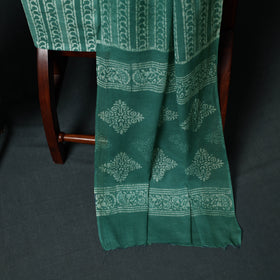 Kutch Hand Block Batik Print Cotton 3pc Unstitched Dress Material Suit Set 02