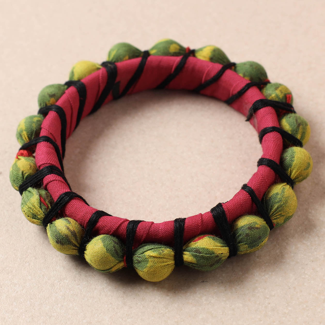 Handcrafted Fabart Bangle by Asalkaar (Size - 2-8)