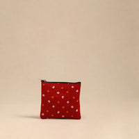 Red - Handmade Cotton Utility Pouches (Set of 3) 30