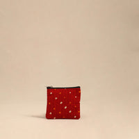 Red - Handmade Cotton Utility Pouches (Set of 3) 30