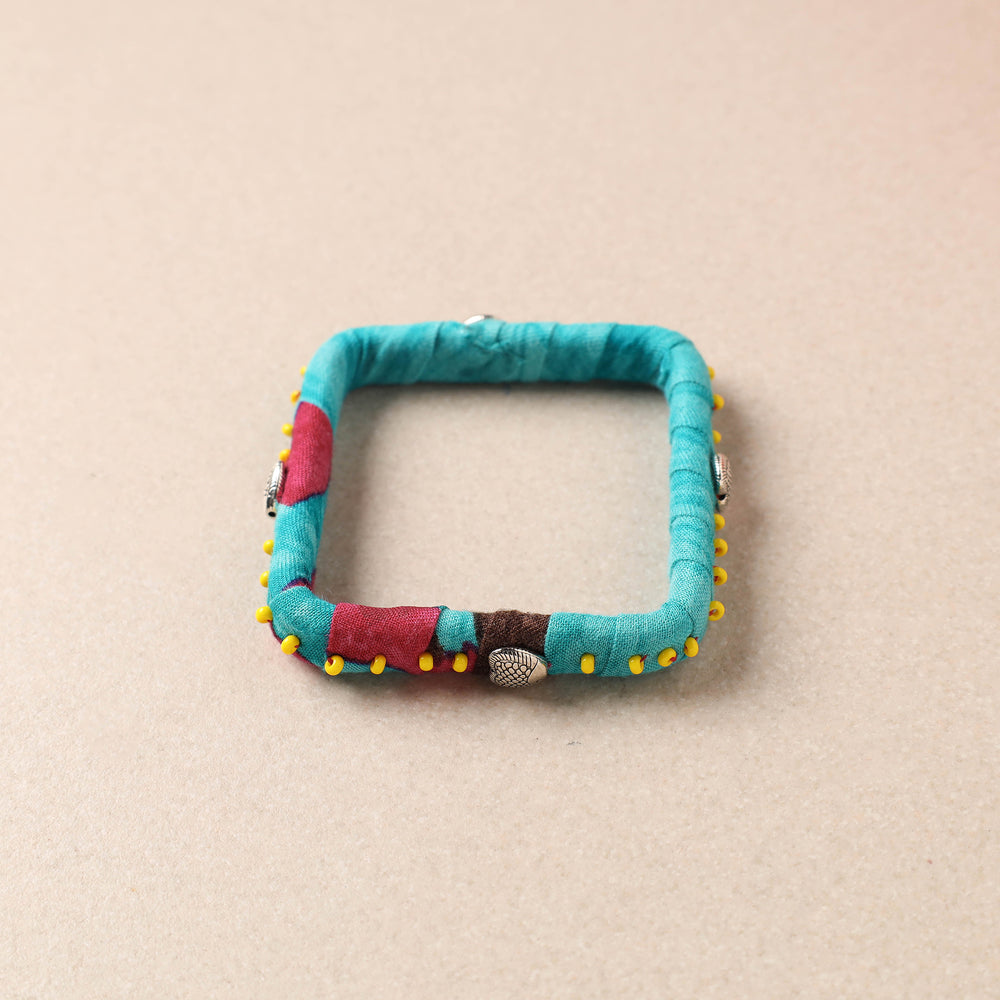 Handcrafted Fabart Square Bangle by Asalkaar (Size - 2-6)