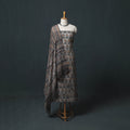Kutch Hand Block Batik Print Cotton 3pc Unstitched Dress Material Suit Set 16