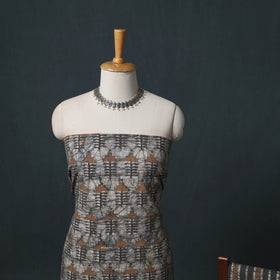 Kutch Hand Block Batik Print Cotton 3pc Unstitched Dress Material Suit Set 16