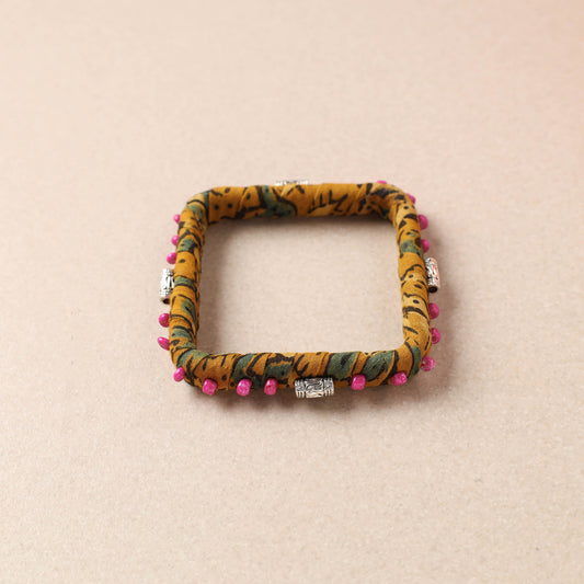 Handcrafted Fabart Square Bangle by Asalkaar (Size - 2-6)