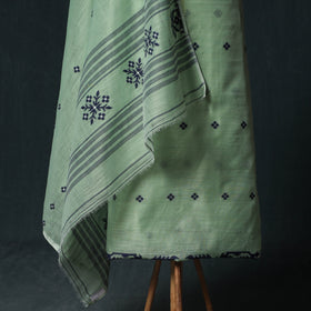 Phulia Jamdani Silk Cotton 2pc Unstitched Dress Material Kurta Set 37