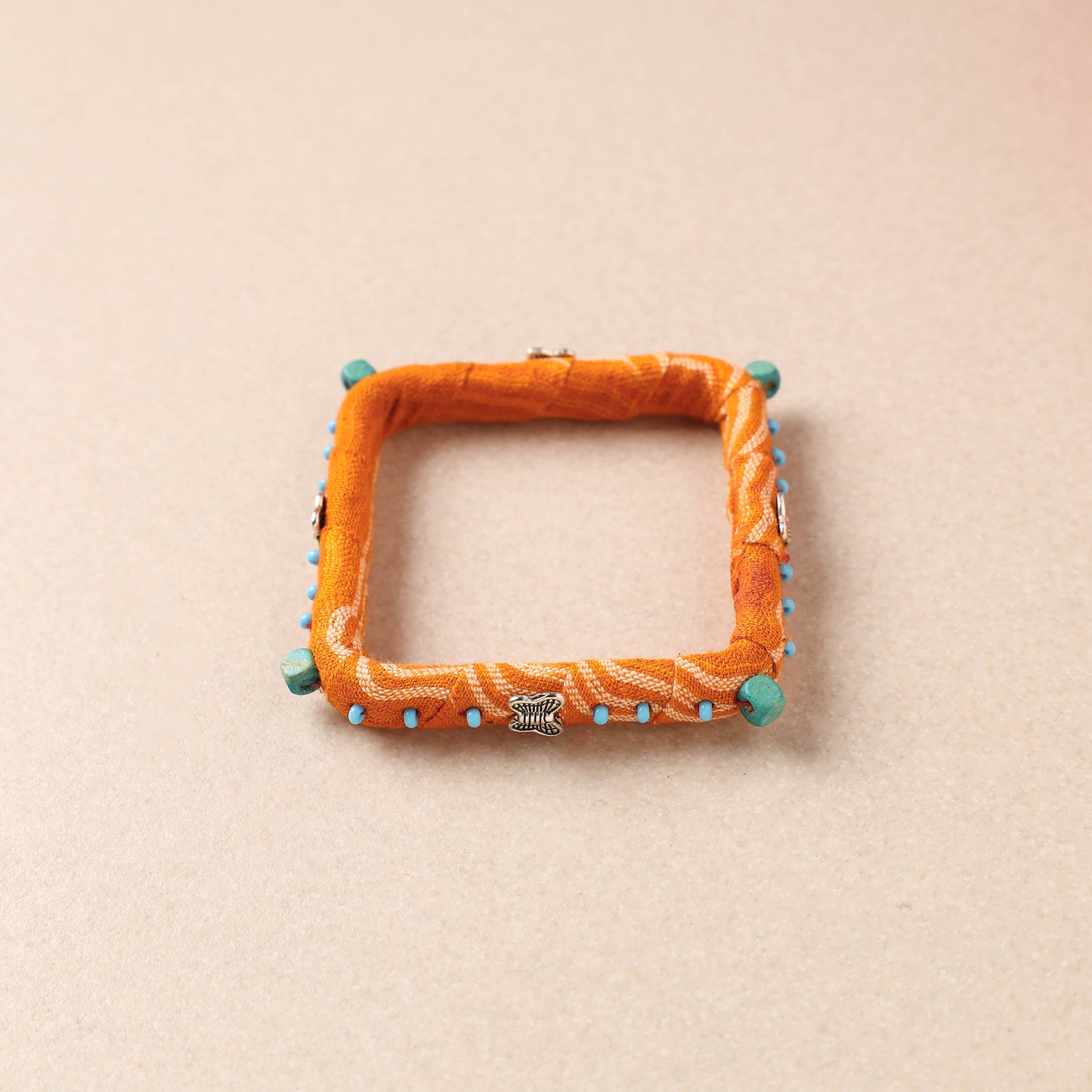 Handcrafted Fabart Square Bangle by Asalkaar (Size - 2-6)