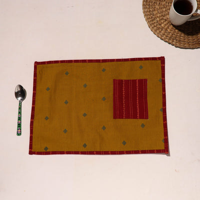 Handcrafted Jacquard Table Mat With Pocket 03