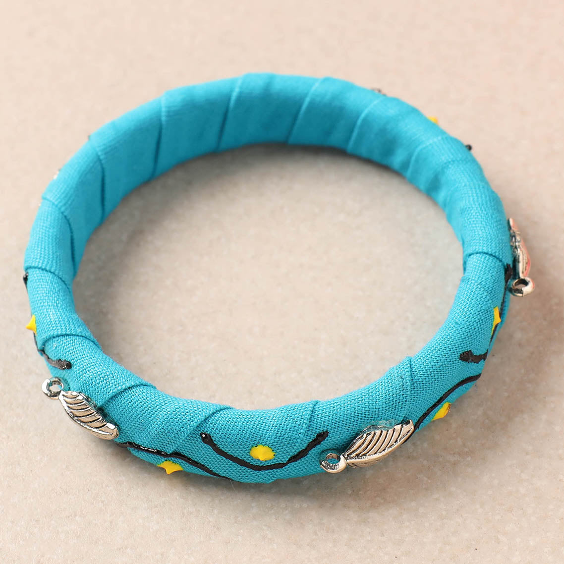 Handcrafted Fabart Bangle by Asalkaar (Size - 2-4)
