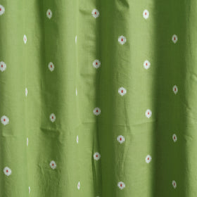 Green - Cotton Door Jacquard Curtain (7 x 3 Feet) 01