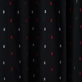 Black - Cotton Door Jacquard Curtain (7 x 3 Feet) 09