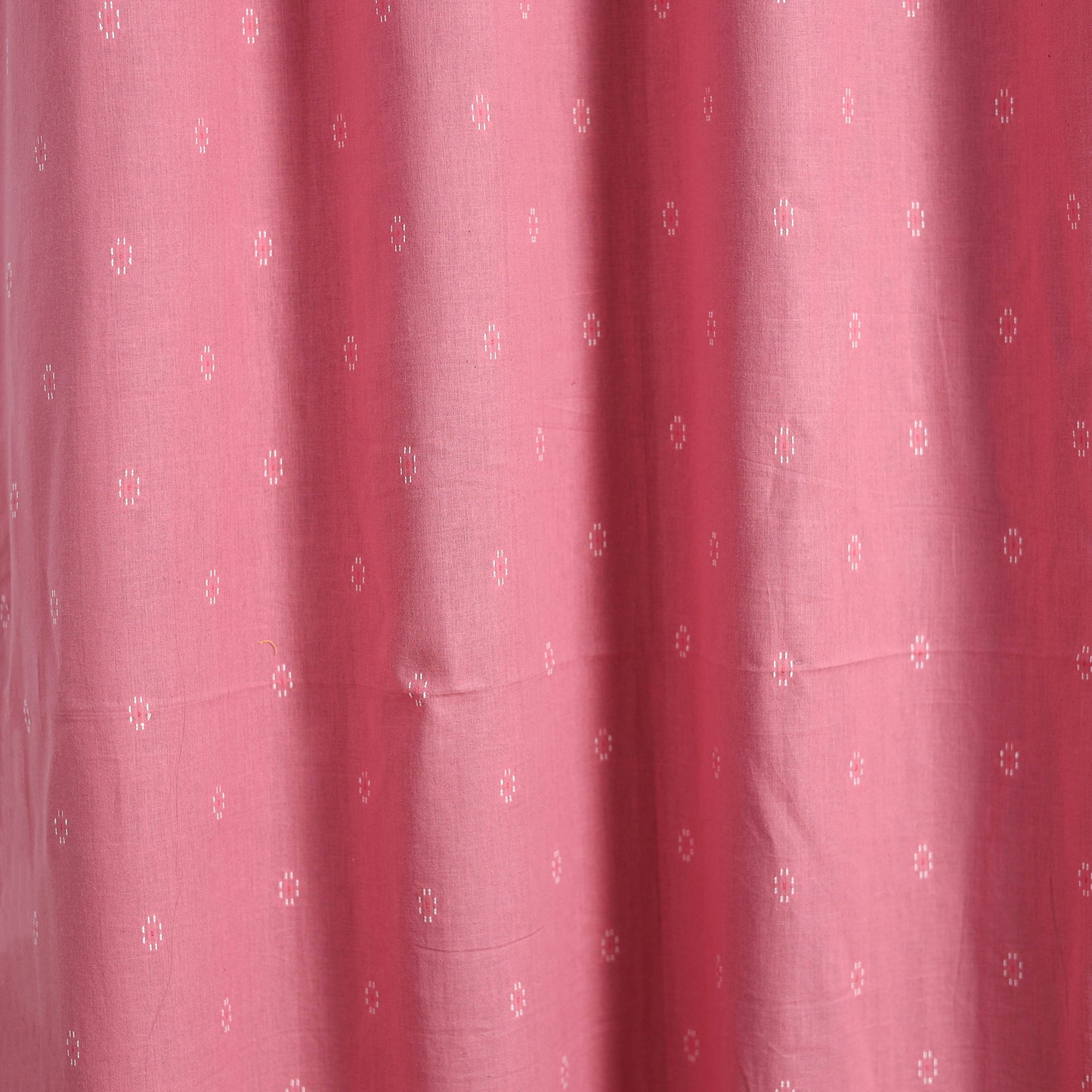 Pink - Cotton Door Jacquard Curtain (7 x 3 Feet) 11