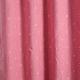 Pink - Cotton Door Jacquard Curtain (7 x 3 Feet) 11