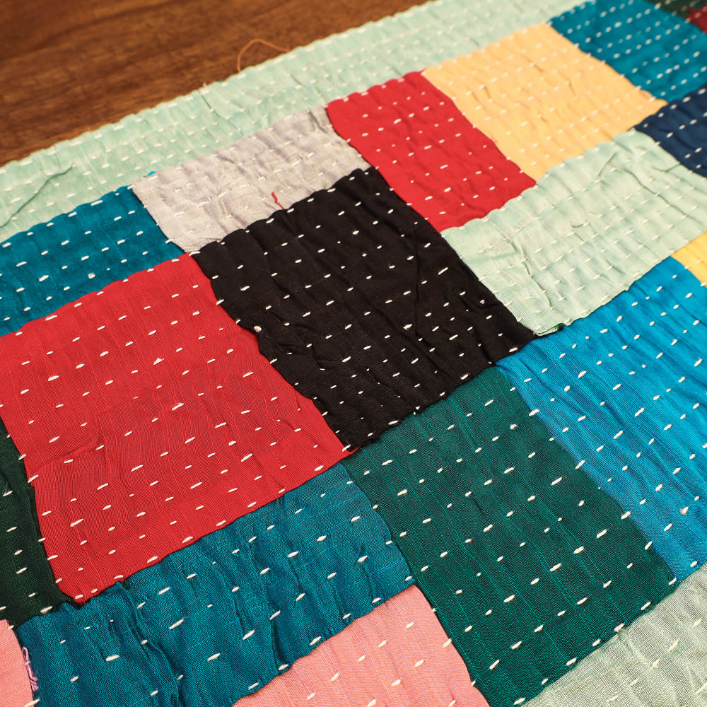 Kantha Patchwork table runner