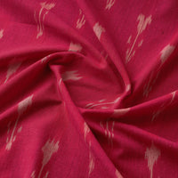 Pink - Handloom Cotton Pochampally Ikat Fabric 03