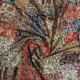Multicolor - patchwork cotton kalamkari unstitched kurta