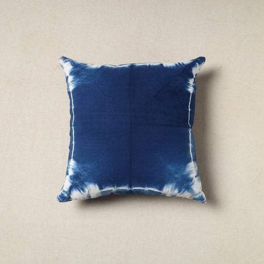 Blue - Shibori Tie-Dye Cotton Cushion Cover 02