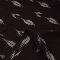 Black - Handloom Cotton Pochampally Ikat Fabric 14