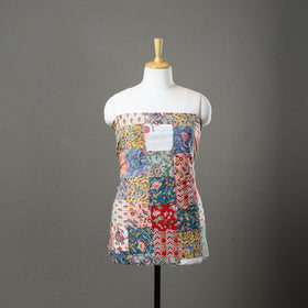 Multicolor - sanganeri patchwork unstitched kurta material