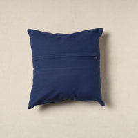 Blue - Shibori Tie-Dye Cotton Cushion Cover 07