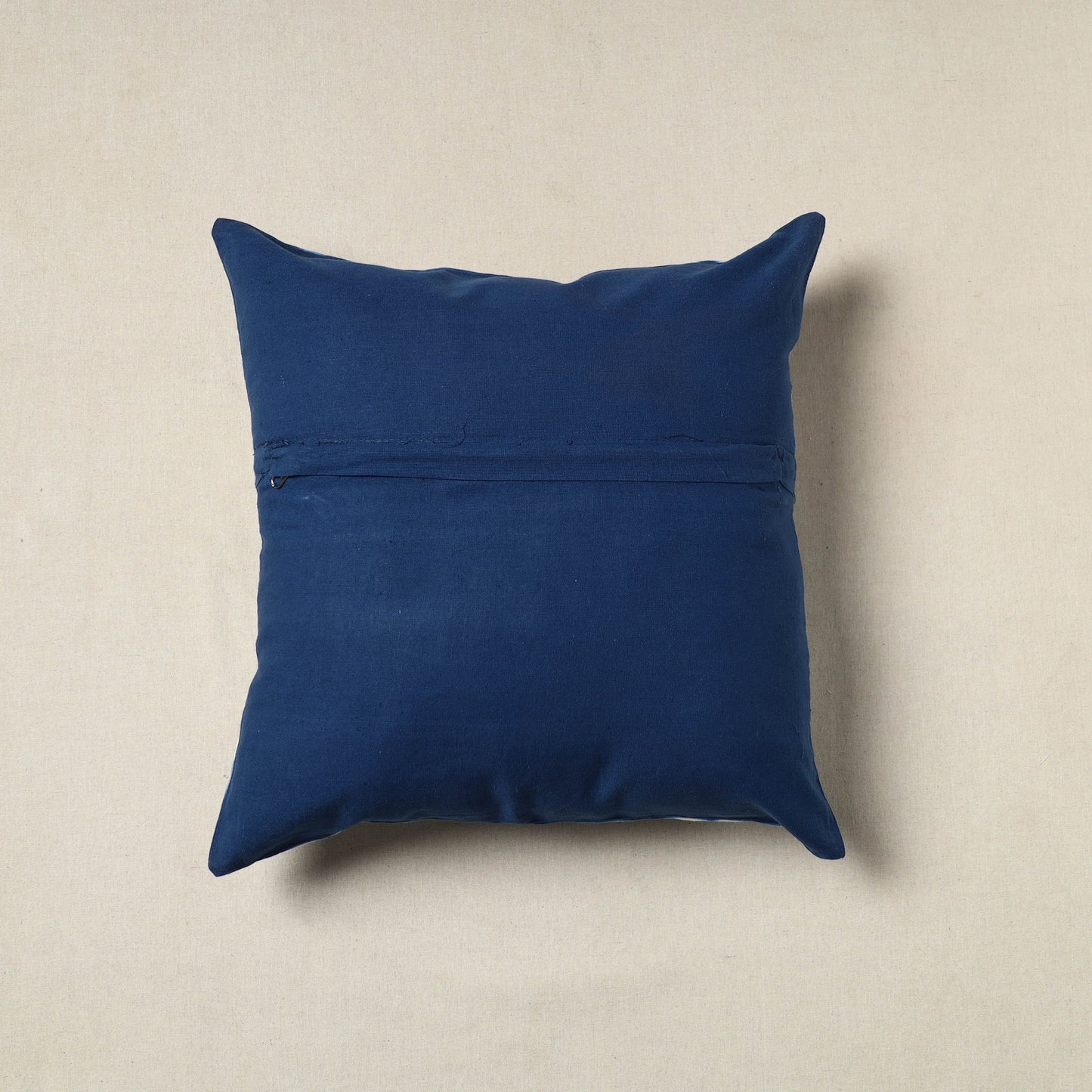 Blue - Shibori Tie-Dye Cotton Cushion Cover 11