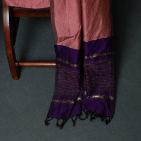 Pochampally Ikat Silk Cotton Kurta,Bottom & Dupatta Unstitched Dress Material Suit Set 10