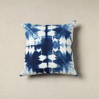 Blue - Shibori Tie-Dye Cotton Cushion Cover 04