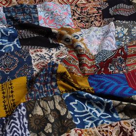  Multicolor Handcrafted Patchwork Cotton Kurta Material