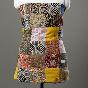 Multicolor - handcrafted patchwork cotton unstitched kurta