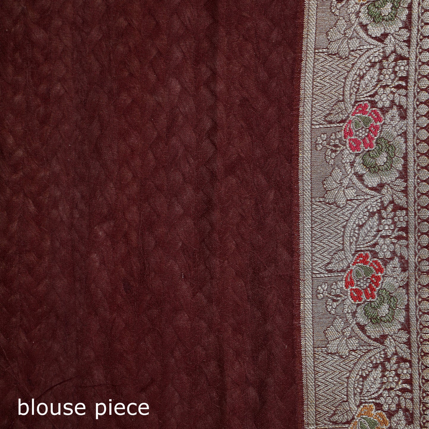 Banarasi Pure Handwoven Georgette Meena Buti Zari Jaal Work Saree 12