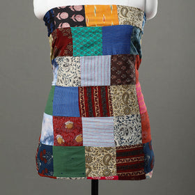 Multicolor - handcrafted patchwork cotton unstitched kurta