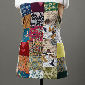 Multicolor - handcrafted patchwork cotton unstitched kurta