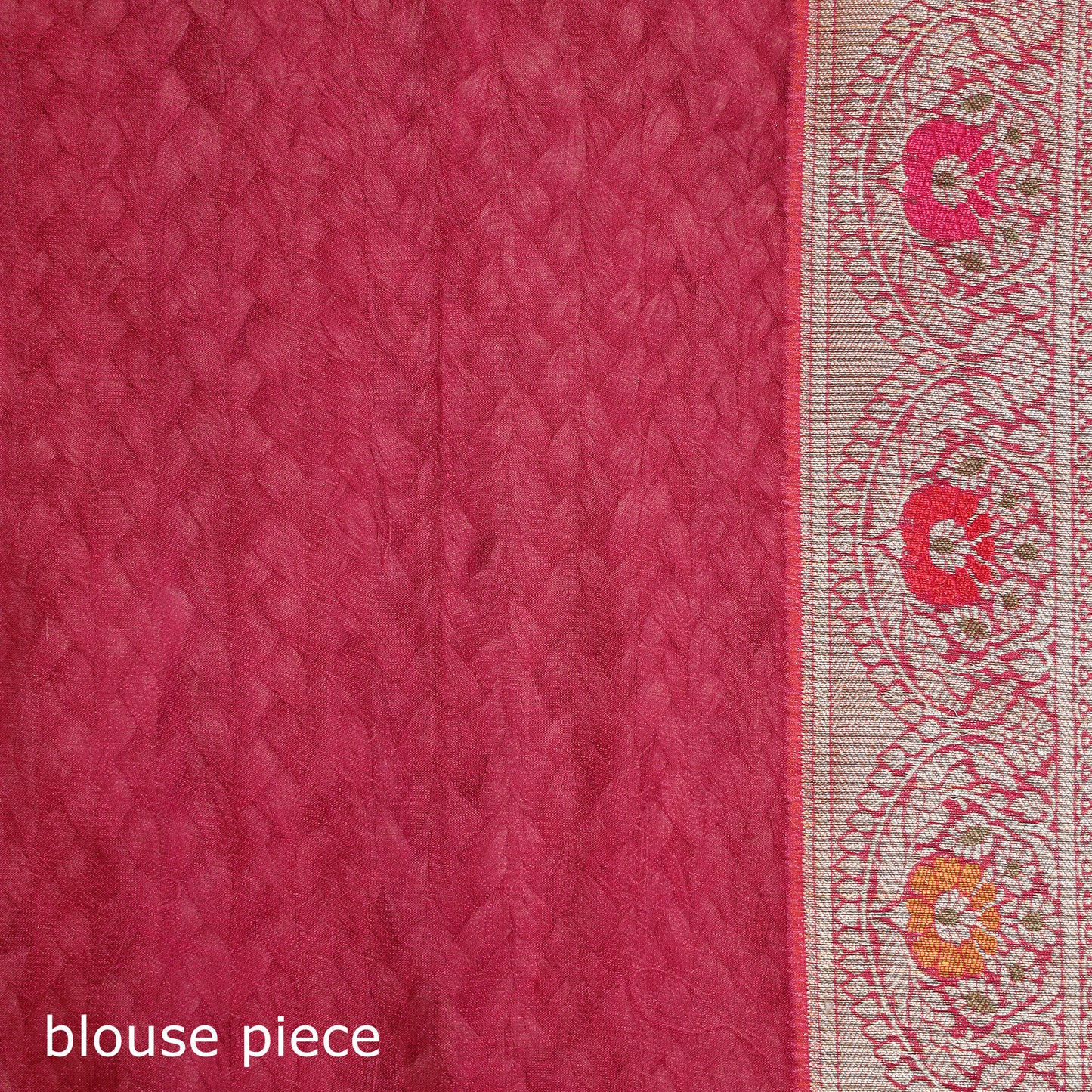 Banarasi Pure Handwoven Georgette Meena Buti Zari Jaal Work Saree 07
