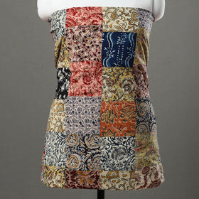 Multicolor - handcrafted patchwork cotton unstitched kurta