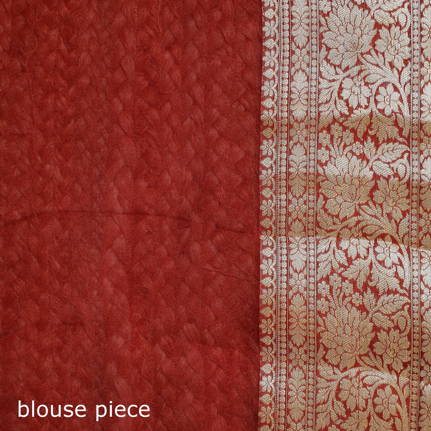 Red - Banarasi Pure Handwoven Georgette Zari Work Saree 05