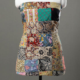 Multicolor - handcrafted patchwork cotton unstitched kurta