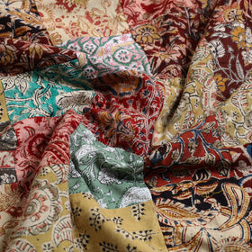 Multicolor - handcrafted patchwork cotton unstitched kurta