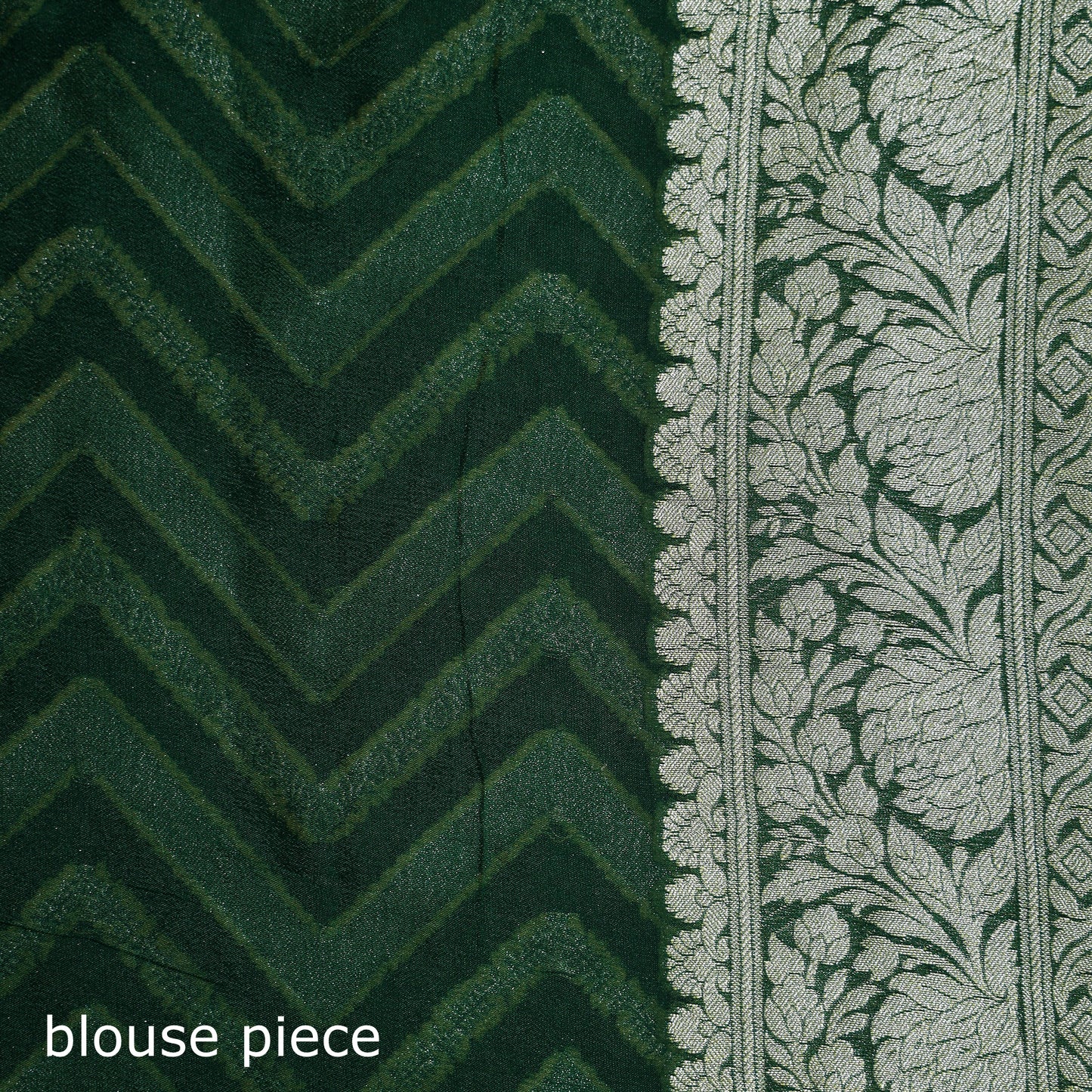 Banarasi Pure Handwoven Georgette Meena Buti Zari Jaal Work Saree 09