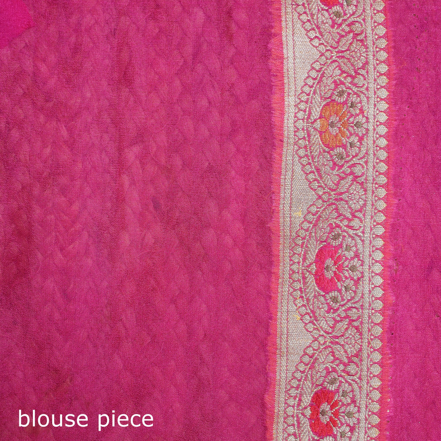 Banarasi Pure Handwoven Georgette Meena Buti Zari Jaal Work Saree 10
