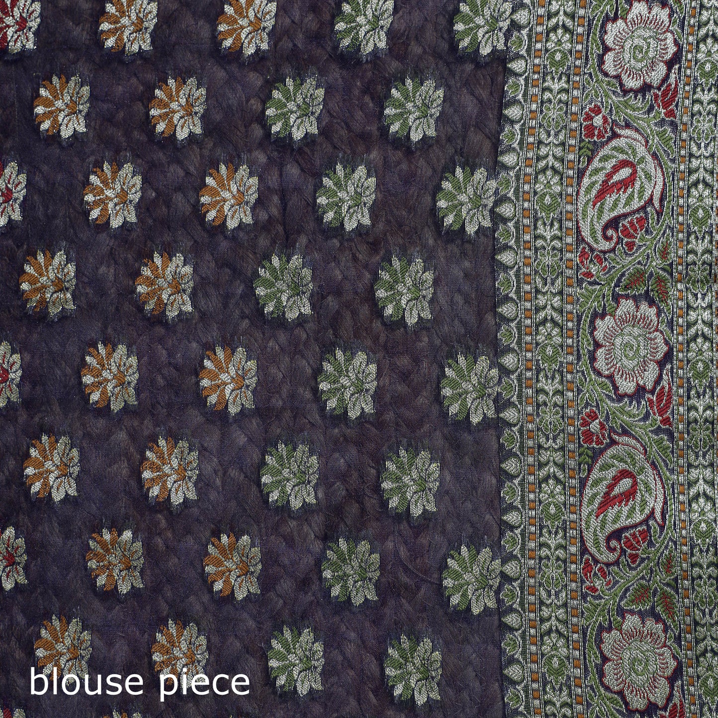 Banarasi Pure Handwoven Georgette Meena Buti Zari Jaal Work Saree 16